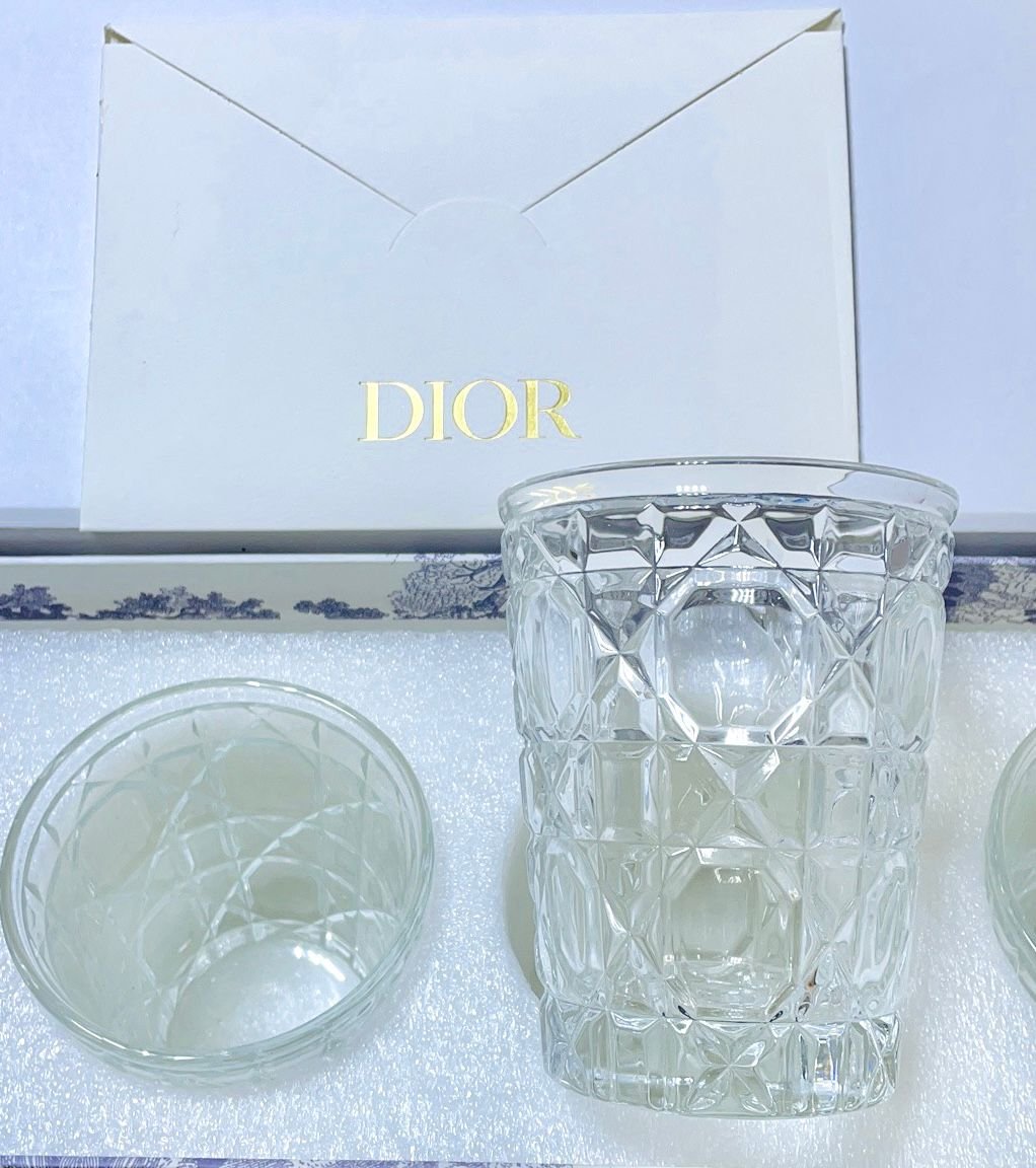 Available Glass set of 4 piece - Dior Cups | Aleppo Gift UAE